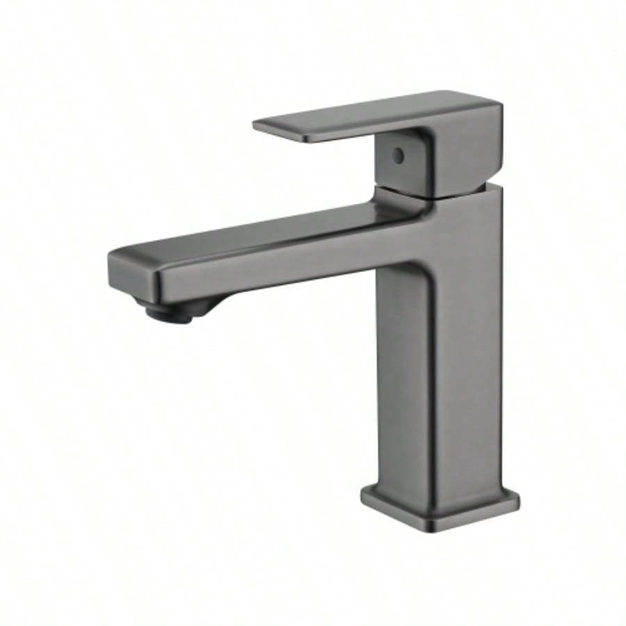 Single Hole Bathroom Faucet, Laundry Vanity Sink Faucet with Two 9/16 Hoses