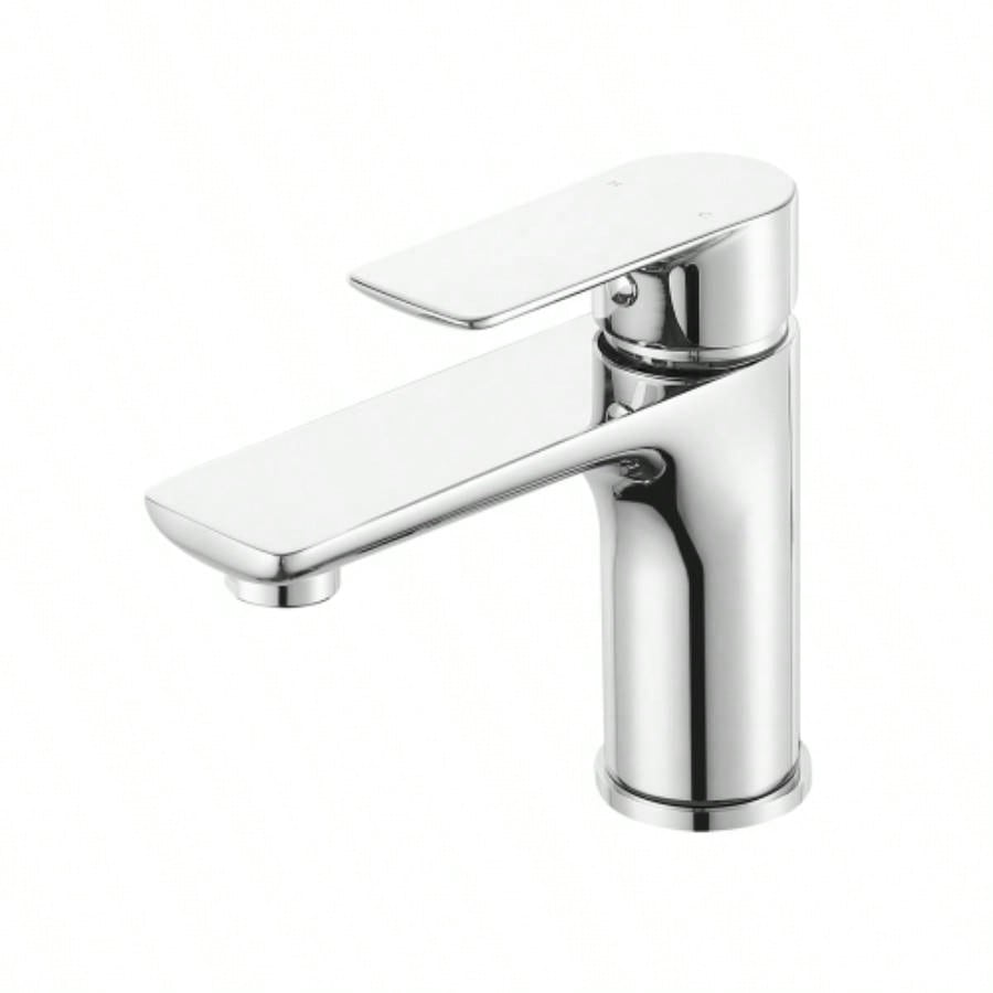 Single Handle Lavatory Basin Sink Faucet - Brass Bathroom Sink Faucet Hot and Cold