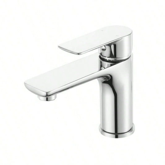 Single Handle Lavatory Basin Sink Faucet - Brass Bathroom Sink Faucet Hot and Cold