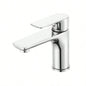 Single Handle Lavatory Basin Sink Faucet - Brass Bathroom Sink Faucet Hot and Cold