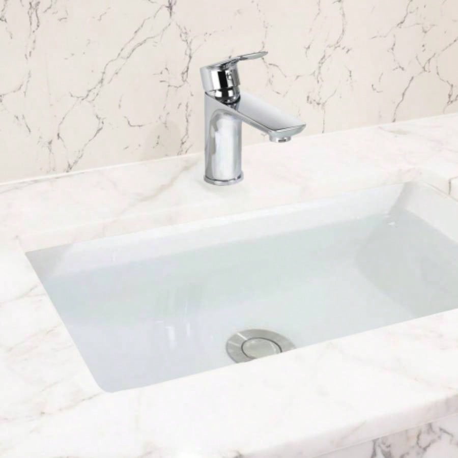 Single Handle Lavatory Basin Sink Faucet - Brass Bathroom Sink Faucet Hot and Cold