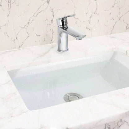 Single Handle Lavatory Basin Sink Faucet - Brass Bathroom Sink Faucet Hot and Cold