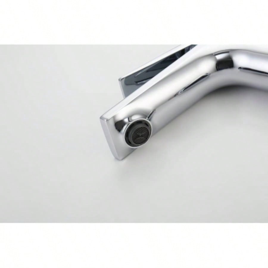 Single Hole Bathroom Faucet, Laundry Vanity Sink Faucet with Two 3/8 Hoses