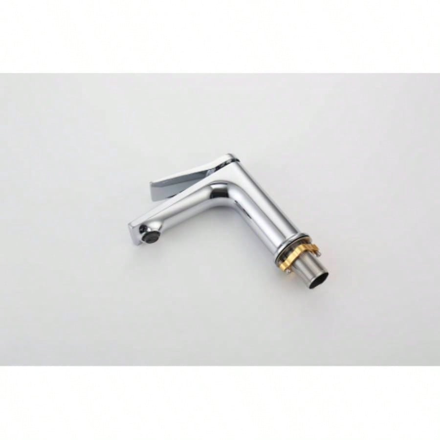 Single Hole Bathroom Faucet, Laundry Vanity Sink Faucet with Two 3/8 Hoses
