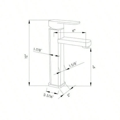 Single Handle Bathroom Faucet Brushed Nickel