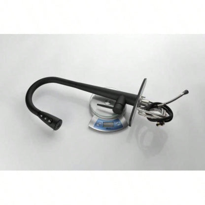 Kitchen Faucet with Pull Down Sprayer, High Single Handle Kitchen Sink Faucet with Deck Plate, Commercial Modern Stainless Steel Kitchen Faucets