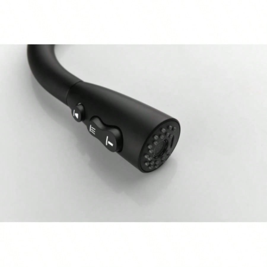 Kitchen Faucet with Pull Down Sprayer, High Single Handle Kitchen Sink Faucet with Deck Plate, Commercial Modern Stainless Steel Kitchen Faucets