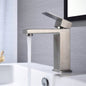 Waterfall Spout Bathroom Faucet, Single Handle Bathroom Vanity Sink Faucet