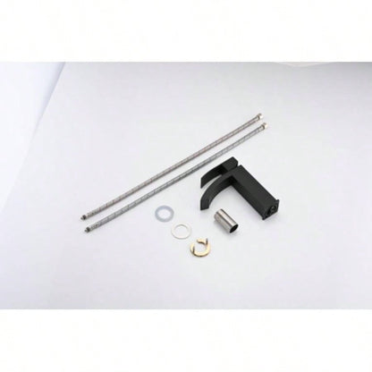 Single Handle Waterfall Bathroom Vanity Sink Faucet