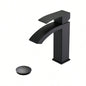 Single Handle Waterfall Bathroom Vanity Sink Faucet