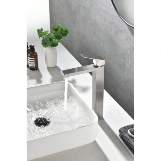 Single handle bathroom sink faucet, bathroom sink vanity faucet with supply hose