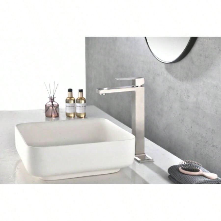 Single handle bathroom sink faucet, bathroom sink vanity faucet with supply hose