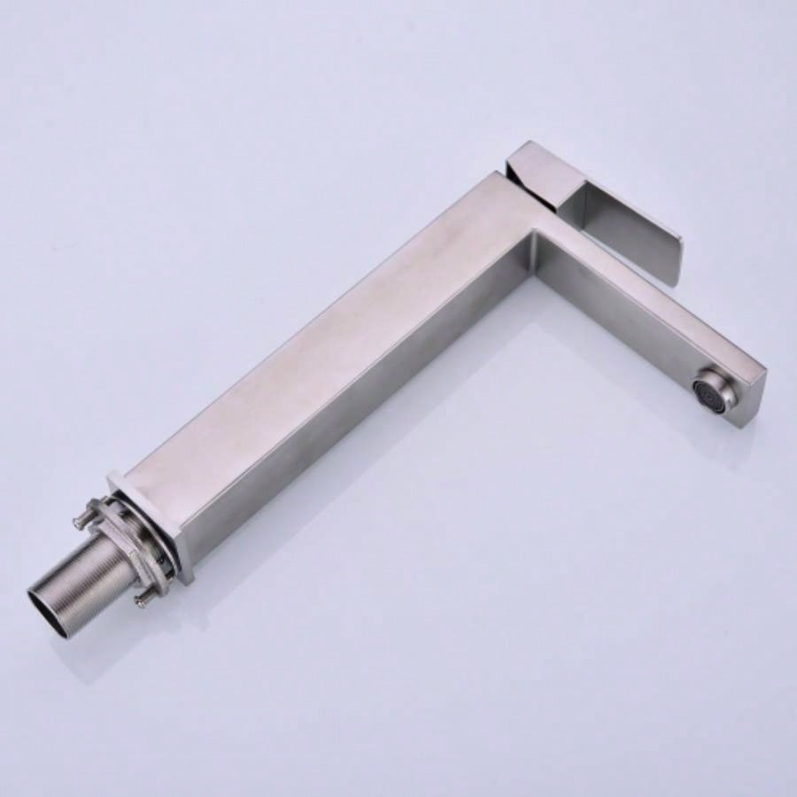 Bathroom Sink Single Handle Faucet with - Up Drain No Overflow