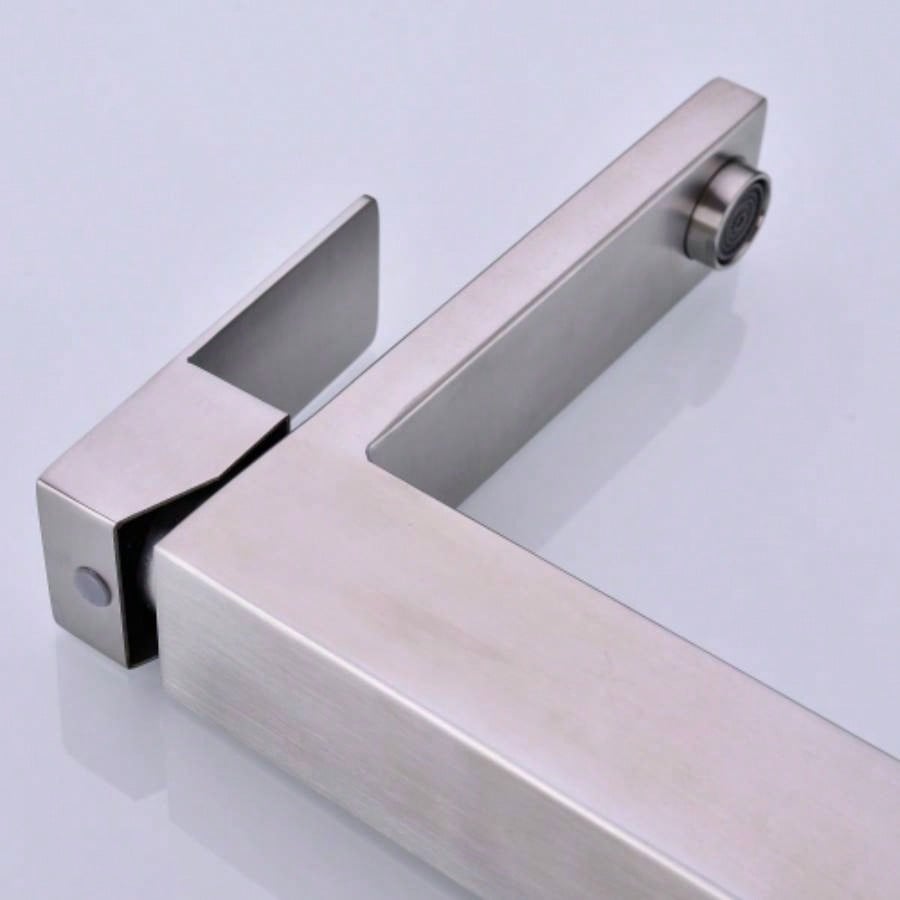 Bathroom Sink Single Handle Faucet with - Up Drain No Overflow