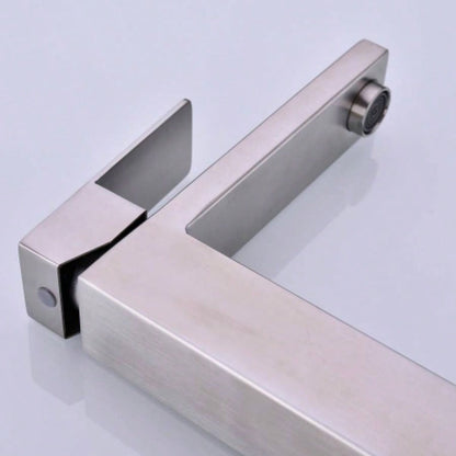 Bathroom Sink Single Handle Faucet with - Up Drain No Overflow