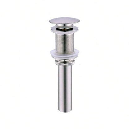 Bathroom Sink Single Handle Faucet with - Up Drain No Overflow