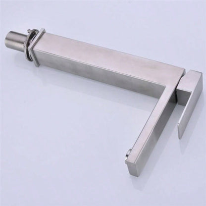 Bathroom Sink Single Handle Faucet with - Up Drain No Overflow