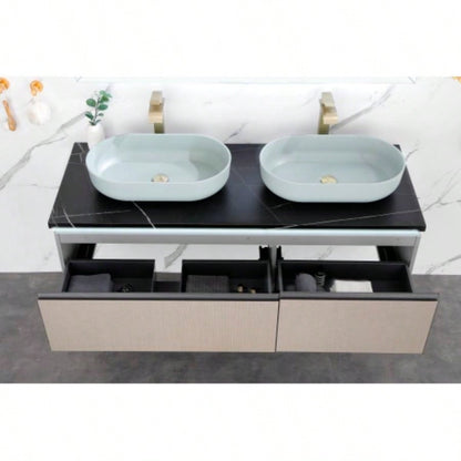 Modern Oval 24x14 Above Bathroom Vessel Sink, Bathroom Sink