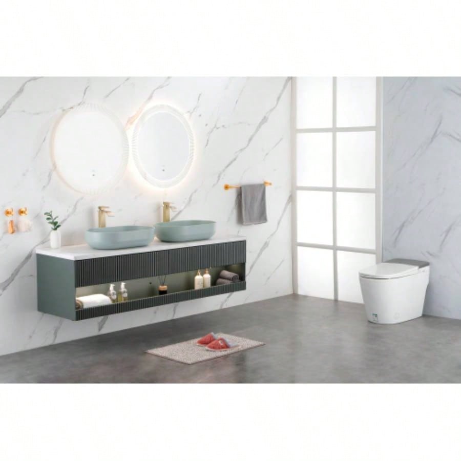 Modern Oval 24x14 Above Bathroom Vessel Sink, Bathroom Sink