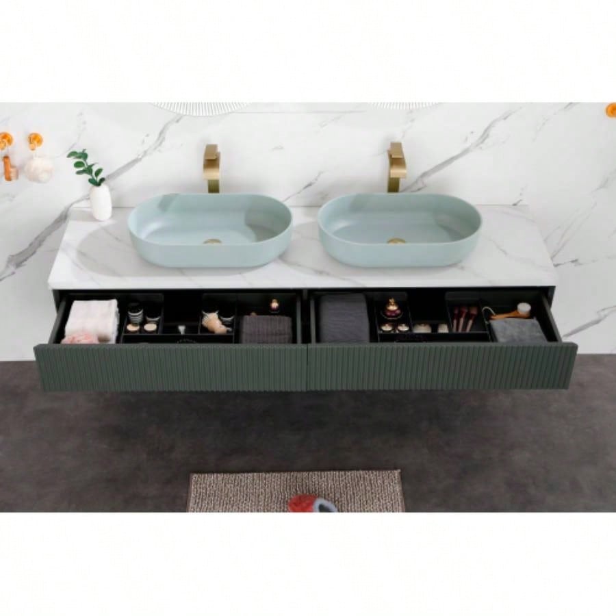 Modern Oval 24x14 Above Bathroom Vessel Sink, Bathroom Sink