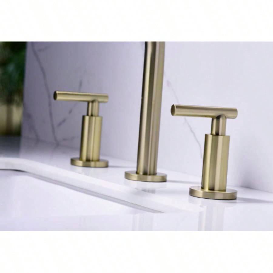 Two Handle High Widespread Bathroom Sink Faucet 3 Hole