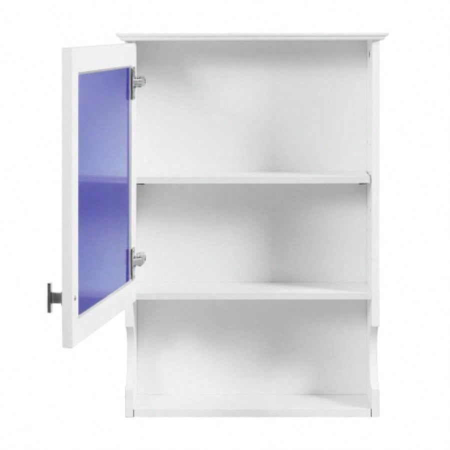 20 Wall Mounted Bathroom Storage Cabinet with Mirror, Wall Mounted Home Storage with Door, Mirrored Wall Medicine Cabinet
