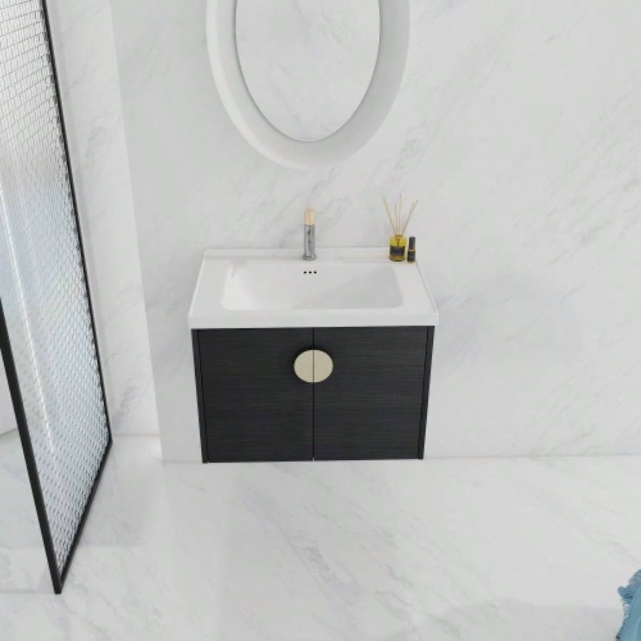 28 Inch Soft Close Doors Bathroom Vanity With Sink, Small Bathroom, KD - Packing