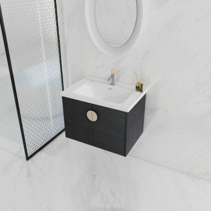 28 Inch Soft Close Doors Bathroom Vanity With Sink, Small Bathroom, KD - Packing