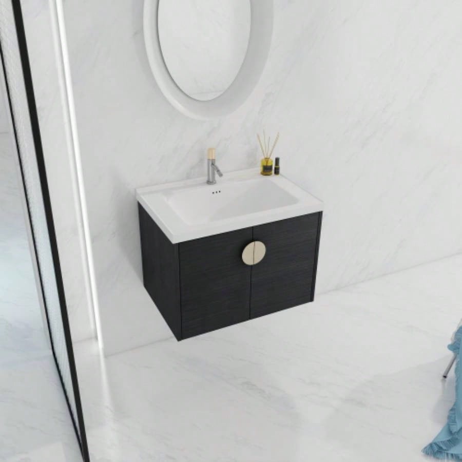 28 Inch Soft Close Doors Bathroom Vanity With Sink, Small Bathroom, KD - Packing
