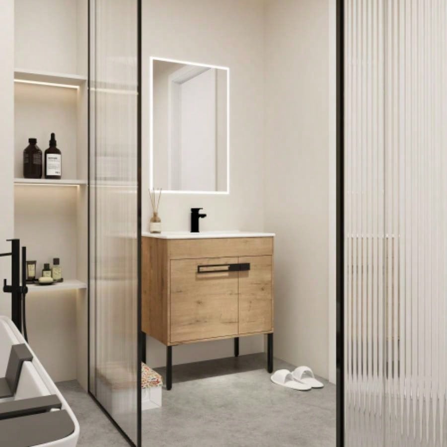 30 Inch Bathroom Vanity With Sink, Freestanding Bathroom Vanity or Floating is Optional Conversion 30*18 - 00330IMO - 1KD - Packing