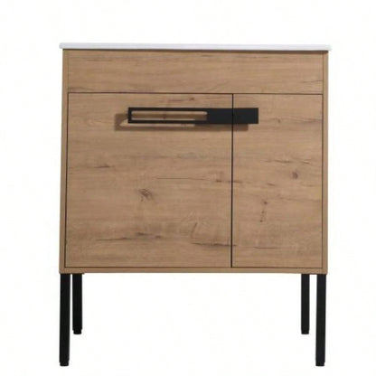 30 Inch Bathroom Vanity With Sink, Freestanding Bathroom Vanity or Floating is Optional Conversion 30*18 - 00330IMO - 1KD - Packing