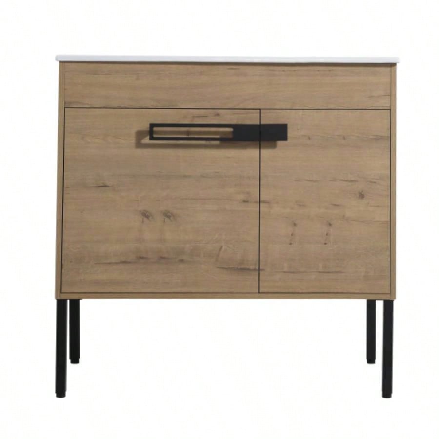 30 Inch Bathroom Vanity With Sink, Freestanding Bathroom Vanity or Floating is Optional Conversion 30*18 - 00330IMO - 1KD - Packing