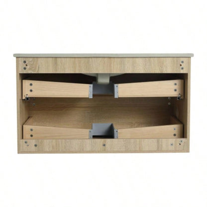36 Wall - Mounted Bathroom Vanity Only Cabinet BodyBVB01936LTO - 2