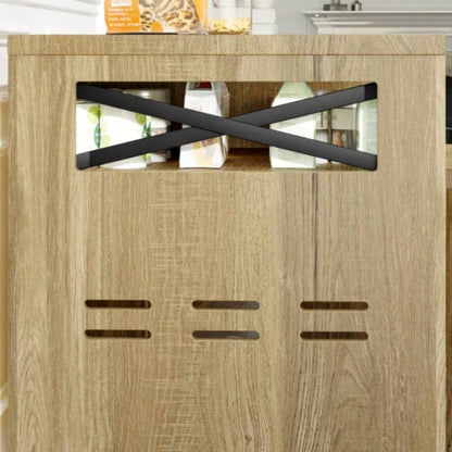 GO Litter Box Enclosure 2 Cats, Double Hidden Litter Box Furniture Washroom, Farmhouse Indoor House End Table, Brown