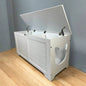 Modern Wooden House with Scratching Pad, Litter Box Enclosure, Spacious Hidden Litter Box - 33.46x 21.06x 21, 45.87 lbs