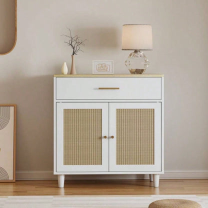 Litter Box Enclosure with Scratch Pad, Hidden Litter Box Furniture, Wooden Pet House Sideboard, Storage Cabinet, Fit Most and Litter Box, Living Room Office