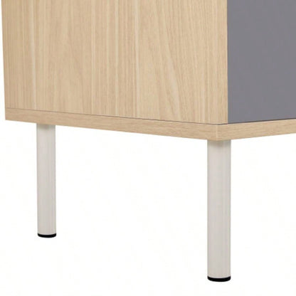 2 IN 1 Modern Tree Bookshelf with Storage, Wood Bookcase with Litter Box Enclosure, Climbing Shelves with Hidden Storage