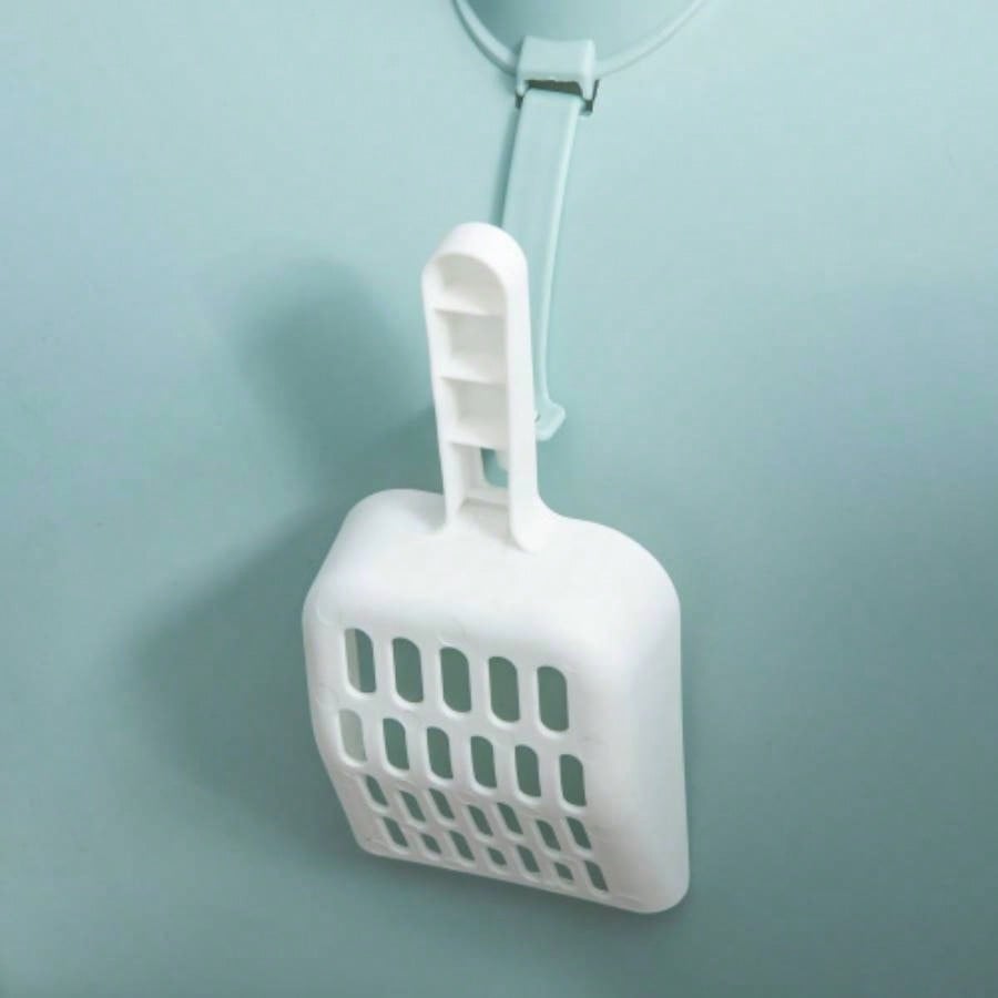 PawHut Litter Box with Lid, Covered Litter Box Indoor Cats with Tray, Scoop, 17x 17x 18.5 Green