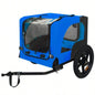 Pet Bike Trailer Dog Cart, Suitable Small and Medium Pets, Easy Folding Cart Frame, Quick Release Wheel, Non - Slip Floor, Internal Leash