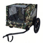 Pet Bike Trailer Dog Cart, Suitable Small and Medium Pets, Easy Folding Cart Frame, Quick Release Wheel, Non - Slip Floor, Internal Leash