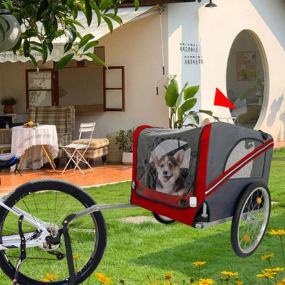 Outdoor Heavy Duty Foldable Utility Pet Stroller Dog Carriers Trailer