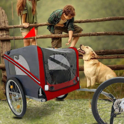 Outdoor Heavy Duty Foldable Utility Pet Stroller Dog Carriers Trailer