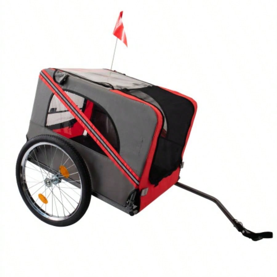 Outdoor Heavy Duty Foldable Utility Pet Stroller Dog Carriers Trailer