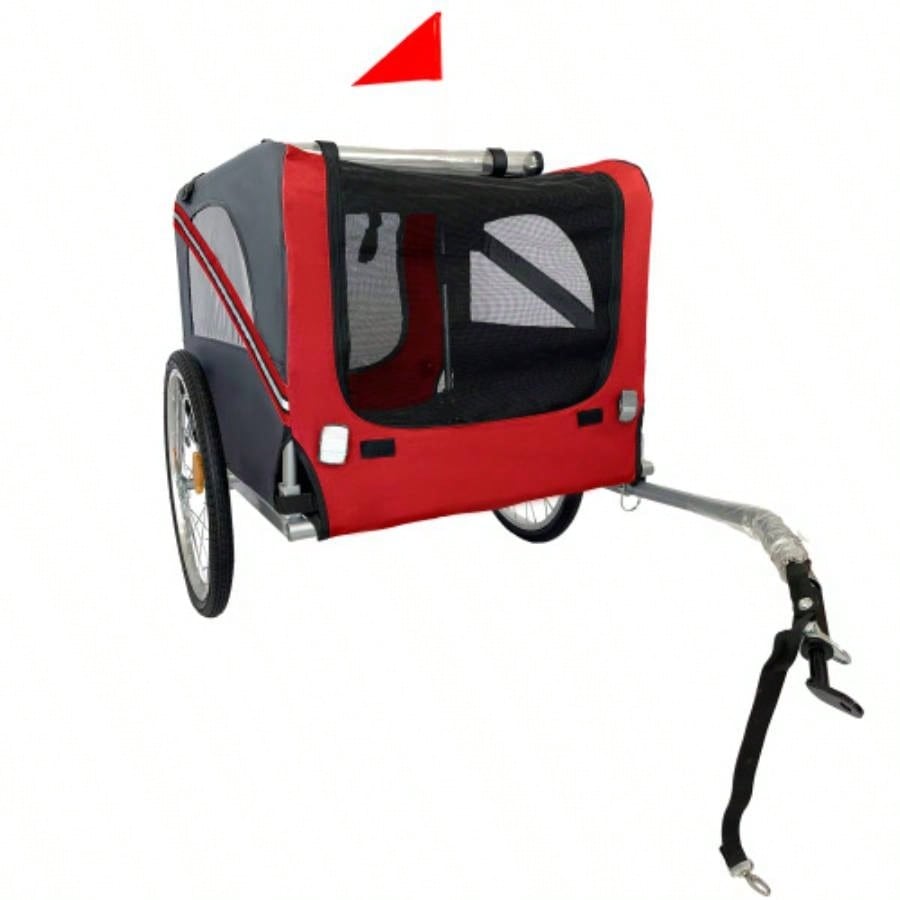 Outdoor Heavy Duty Foldable Utility Pet Stroller Dog Carriers Trailer