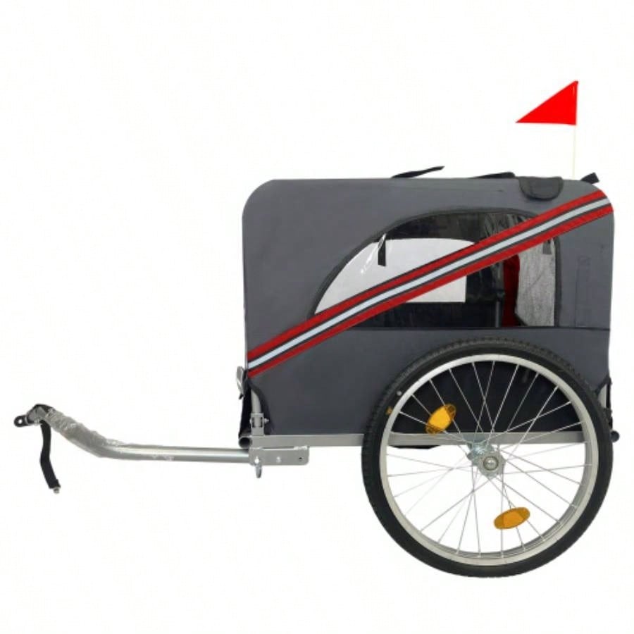 Outdoor Heavy Duty Foldable Utility Pet Stroller Dog Carriers Trailer