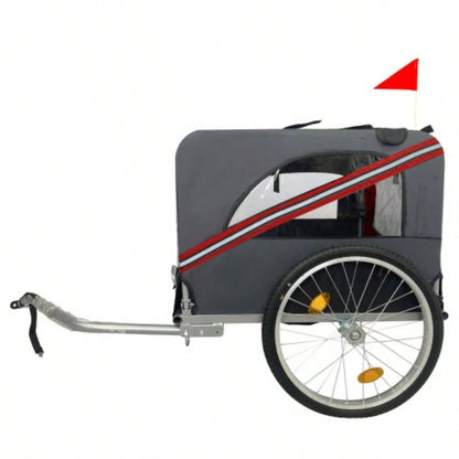 Outdoor Heavy Duty Foldable Utility Pet Stroller Dog Carriers Trailer