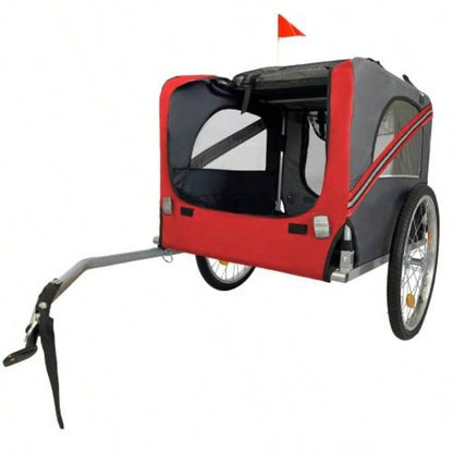 Outdoor Heavy Duty Foldable Utility Pet Stroller Dog Carriers Trailer