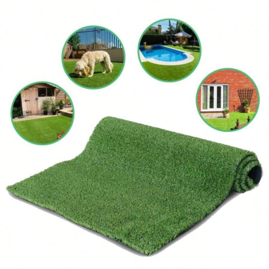 3FT *32FT Artificial turf, professional dog large turf outdoor carpet terrace pet lawn, artificial carpet with drainage holesGrass height 0.78 inches/2cm