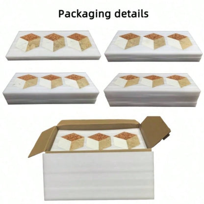 Hexagon - jet marble, White Gold Red 3 color, natural marble, floor and wall, polished marble tile, natural stone, genuine marble, real marble, 1 box 12 pcs