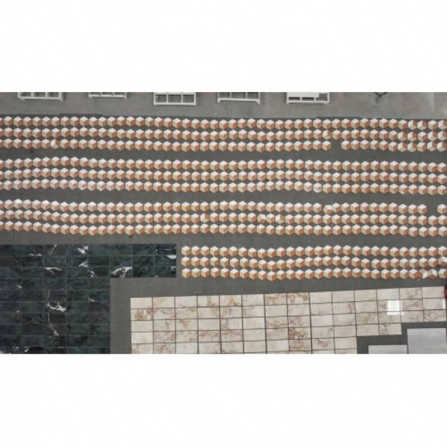 Hexagon - jet marble, White Gold Red 3 color, natural marble, floor and wall, polished marble tile, natural stone, genuine marble, real marble, 1 box 12 pcs